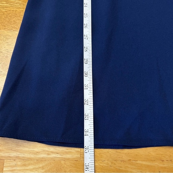 NWT LILLY PULITZER Cherlyn Navy Sleeveless Dress with Metallic Embroidery Trim - Picture 9 of 11